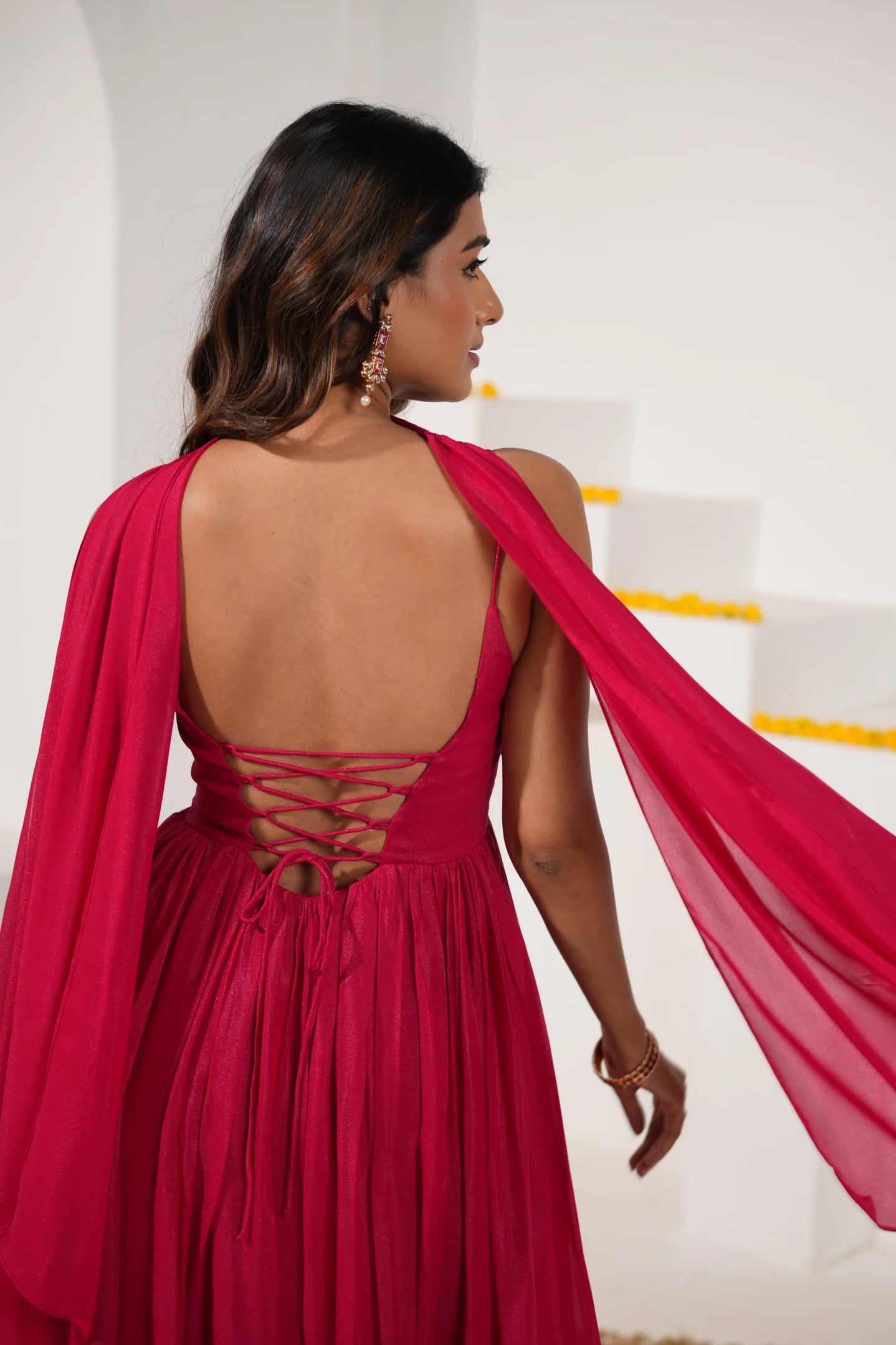 Evara Suit Red